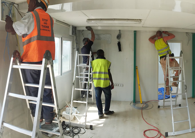 Interior Construction in the Democratic Republic of the Congo
