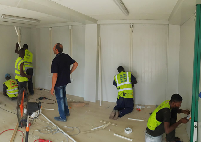 Interior Construction in the Democratic Republic of the Congo